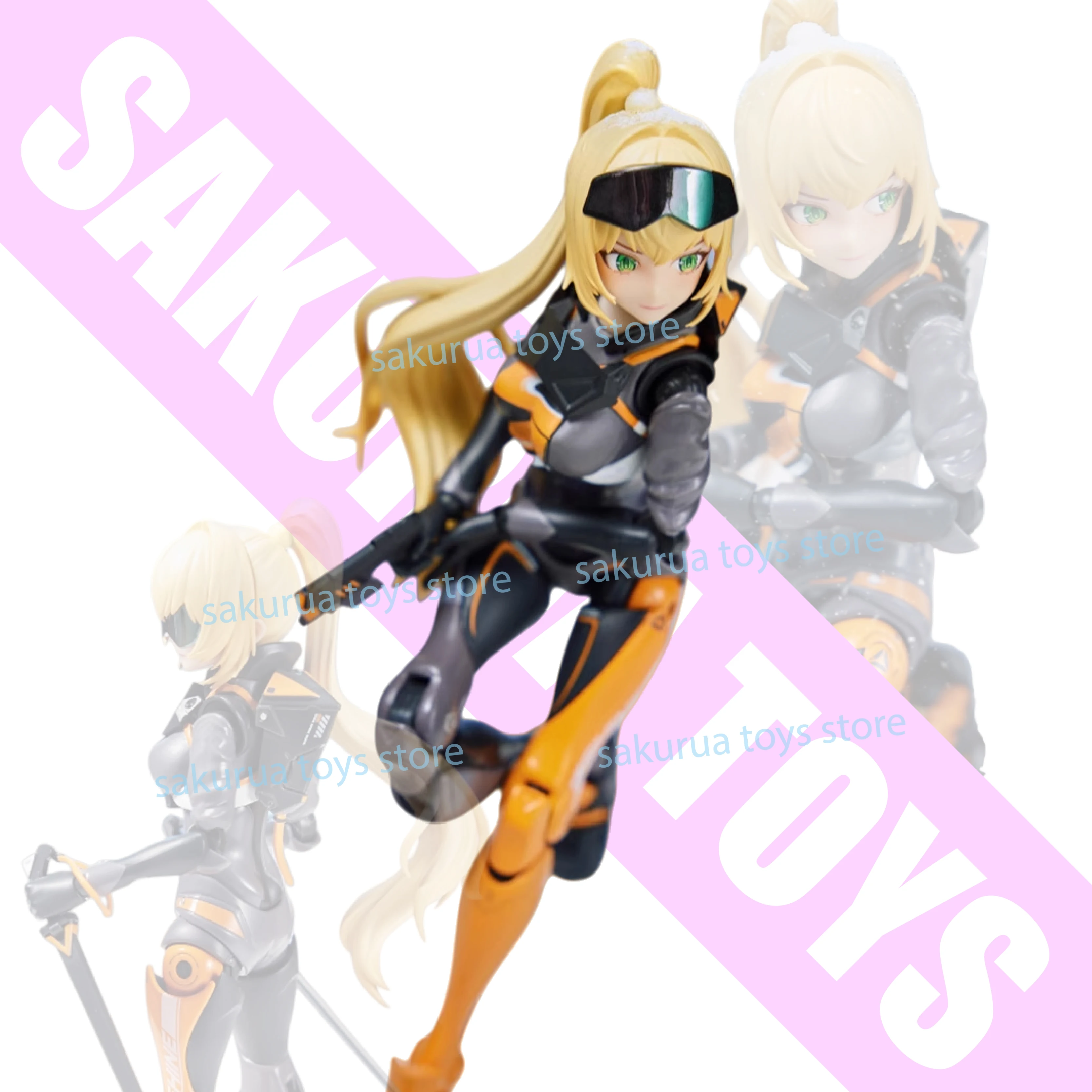 

In Stock, Extreme Girl Ling Shuang, Ski Girl, Alloy Finished Product, Movable Model Figure, Ornament, Movable Figure Collection