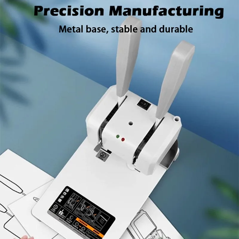 Hot Melt Rivet Tube Archive Bill Office Punching Machine Office Archive Bill Punch and Binding Machine Accounting Book Binding
