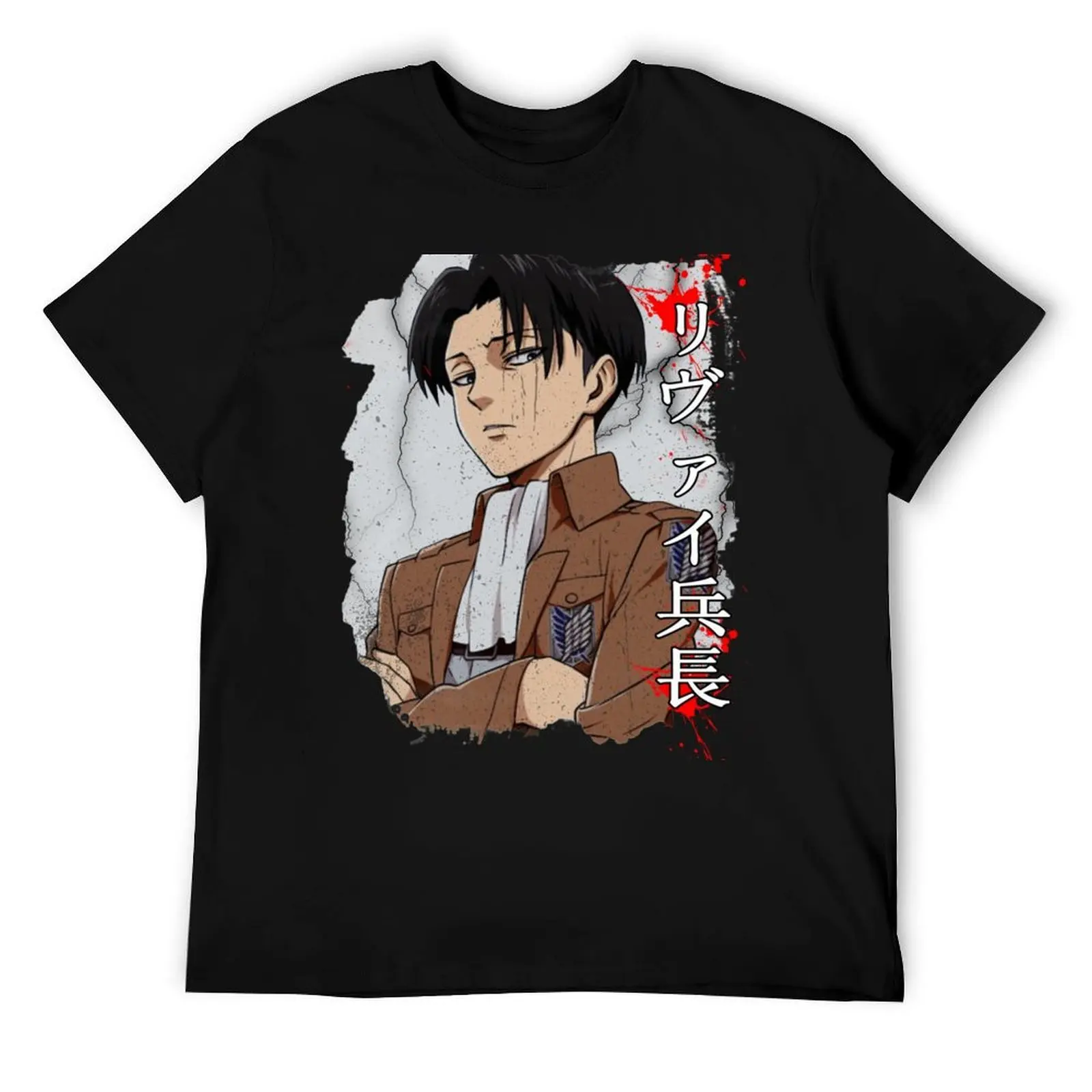 

Levi Ackerman T-Shirt mens graphic t shirts man t shirt cotton T-Shirt