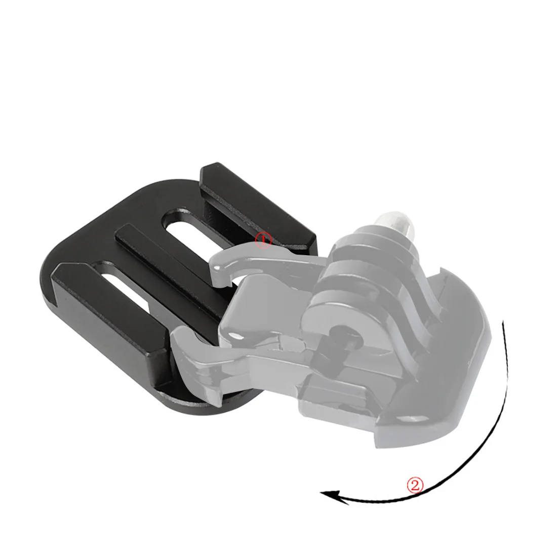 Quick Release Schnalle Basis Stativ Mount Adapter Aluminium Legierung für Gopro Hero 10 9 8 7 6 5 4 DJI Action Kamera Vlog Zubehör – Detail 9