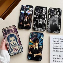 Wednesday Addams Family Tv show Phone Case For iPhone 14 11 12 13 Mini Pro XS Max Cover 6 7 8 Plus X XR SE 2020 Funda Shell