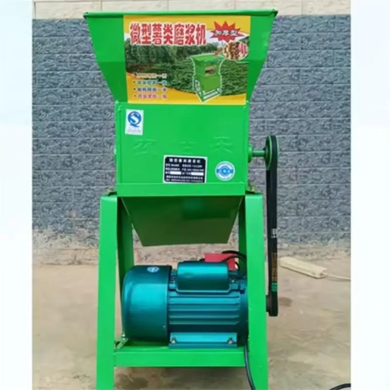 

Electric Sweet Potato Grinder Cassava Taro Wet Milling Starch Pulping Refiner Extractor Separator Feed Crusher