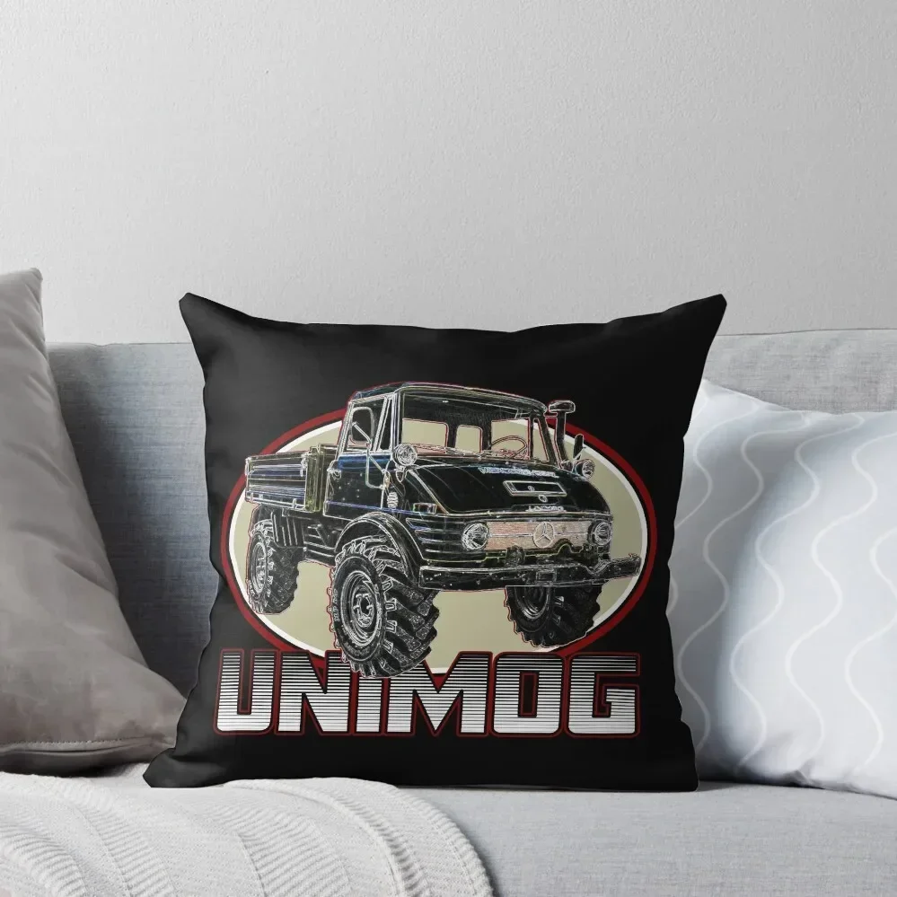 

UNIMOG oldschool (black background) Throw Pillow Pillow Case Christmas sleeping pillows Sofa Decorative Covers pillow