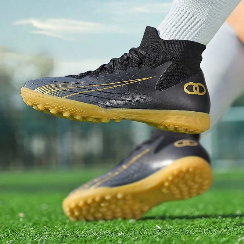 New Men Women Soccer Cleats Breathable Indoor Sports Non-Slip Training Sport Ultralight Football Boots Grass Comfortable