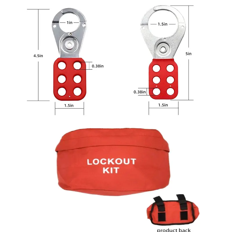 Industrial Personal Maintenance Safety Loto Locks Electrical Circuit Breaker Lockout OSHA Compliant Lockout Tagout Kit