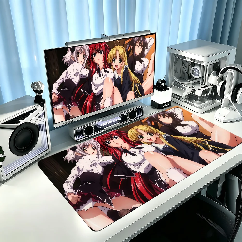 Rias Gremory High School DxD Mouse Pad Large Non-slip Lockedge Desktop Computer Desk Mat Keyboard MousePad Office Gamer Student