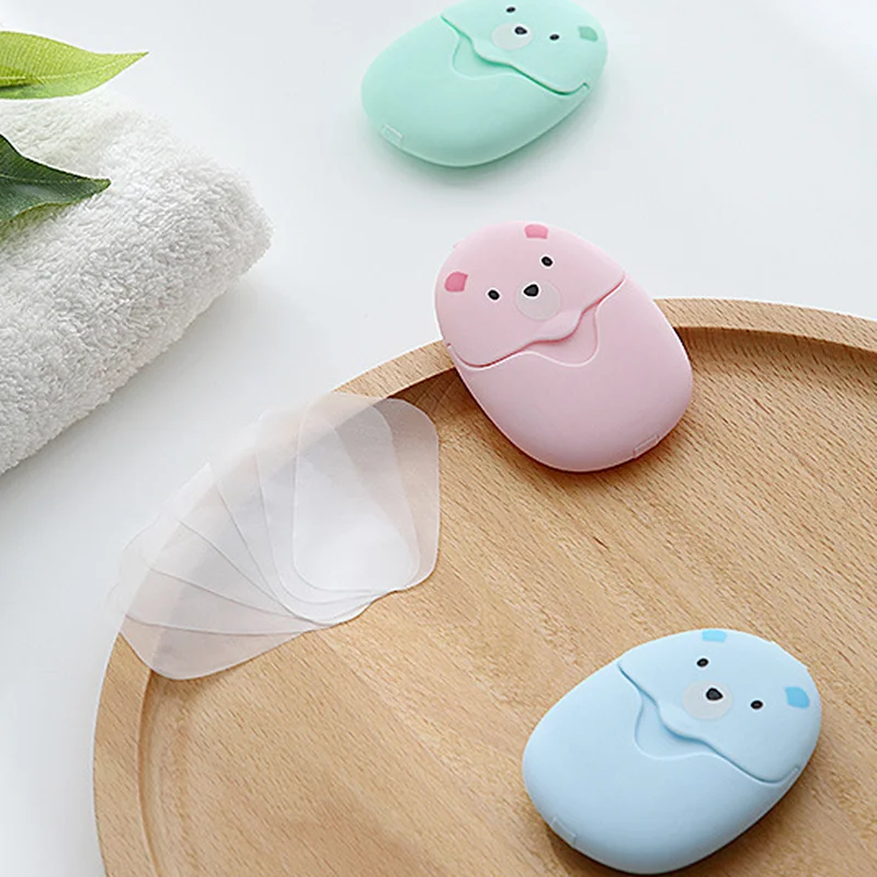 

50 шт. одноразовые мини-мыло для путешествий, бумажное мыло для мытья рук, чистка ванной комнаты, портативные ароматические листы в штучной упаковке, 3 цвета