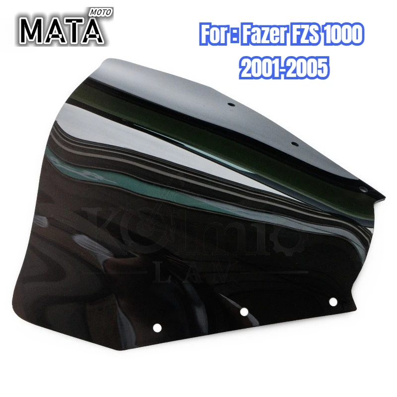 

For Yamaha FZ1S Fazer FZS1000 2001 2002 2003 2004 2005 Windshield Windscreens Wind Deflectors Balck