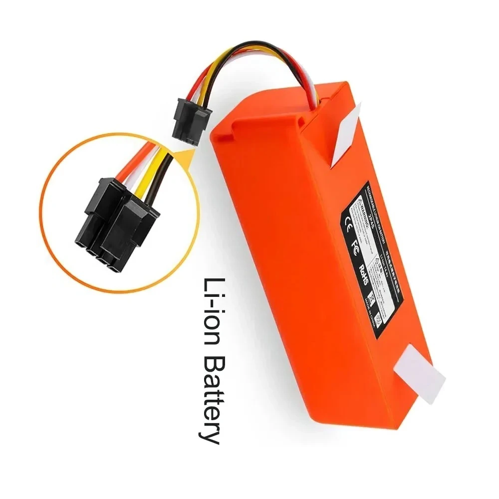 

14.4V For Xiaomi Mijia1S 6800mAh Li-ion Battery Vacuum Cleaner accessories Roborocks S50-55 S5 Max S6 S7 Sweeping Robot Battery