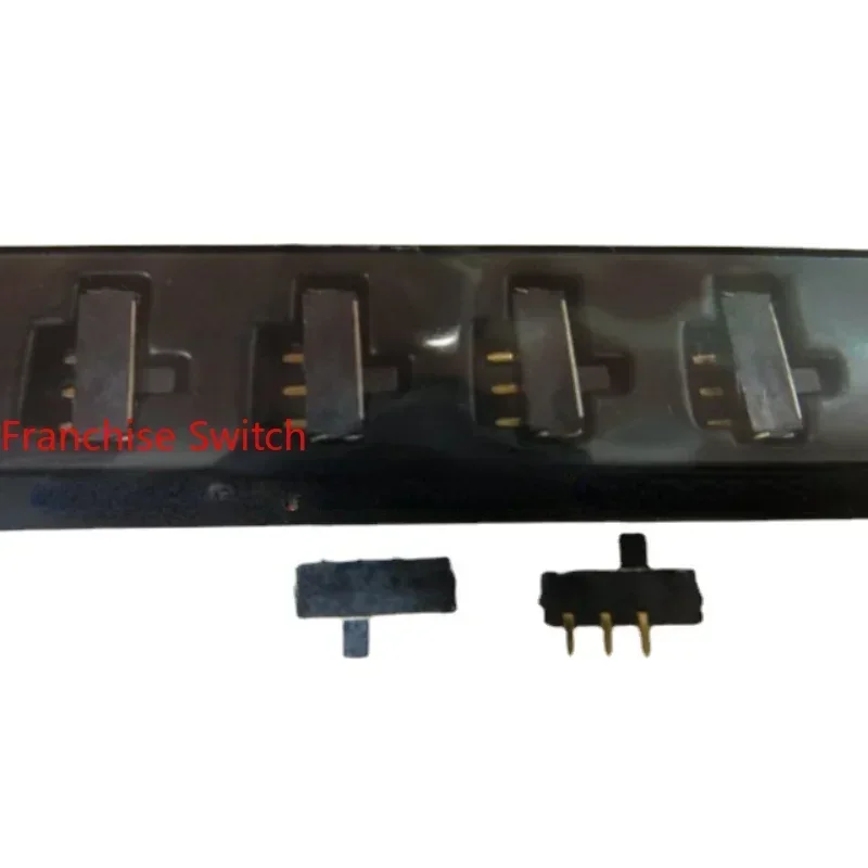 10PCS Imported SMD Toggle Switch Three-pin  Left And Right Slide  Environmental Protection
