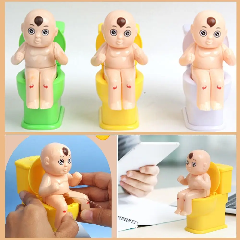 

Anxious Relief Shooting Water Toys Novelty Squirt Toilet Pee Bathroom Boy Water Spray Tricky Squirt Doll Toy Children