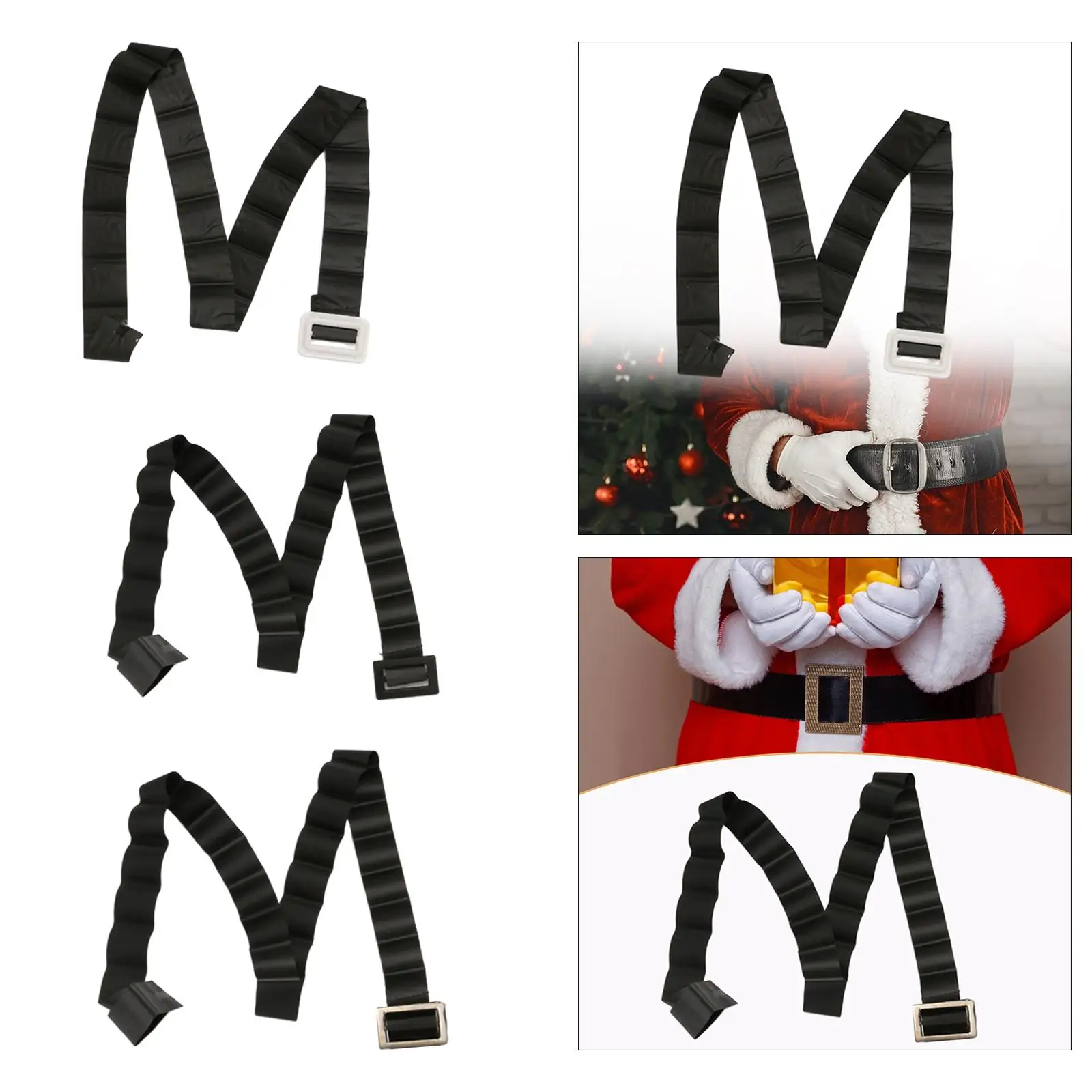 

Рождественский ремень Санта-Клауса, костюмный ремень, прочный пояс с пряжкой Санта-Клауса