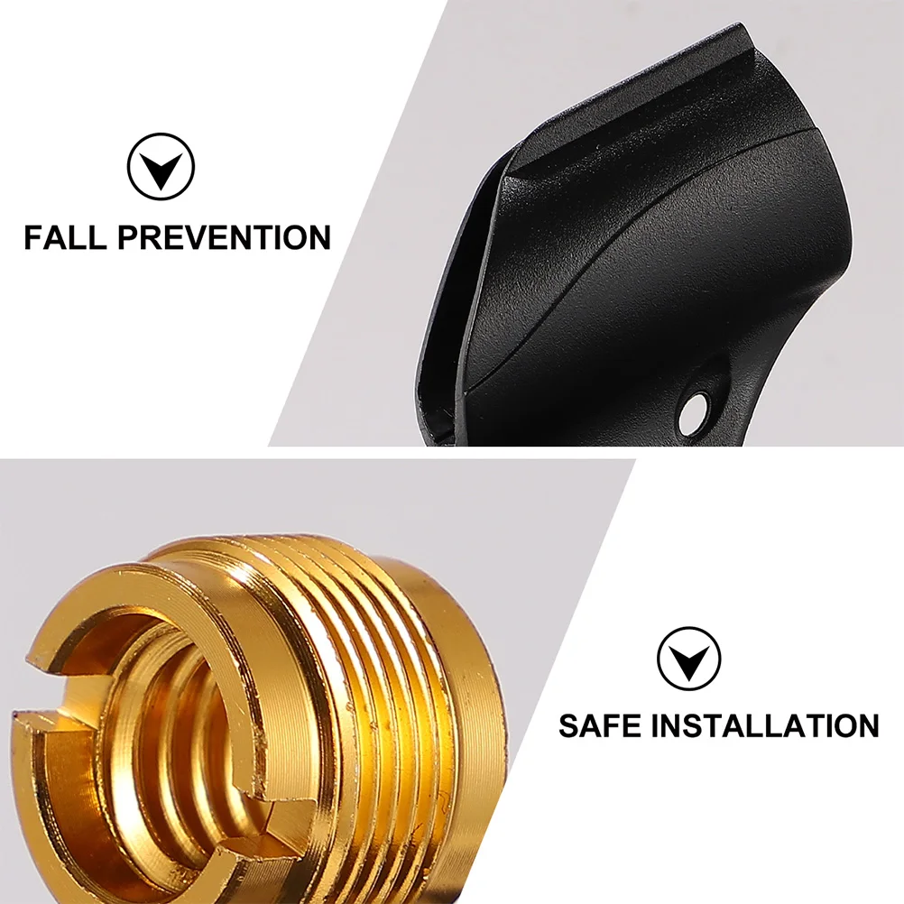 

10pcs Microphone Holder Clip Large Size Wireless Mic Stand Clamp For Podcasting Live Streaming Abs Pe Material Mic Holder For