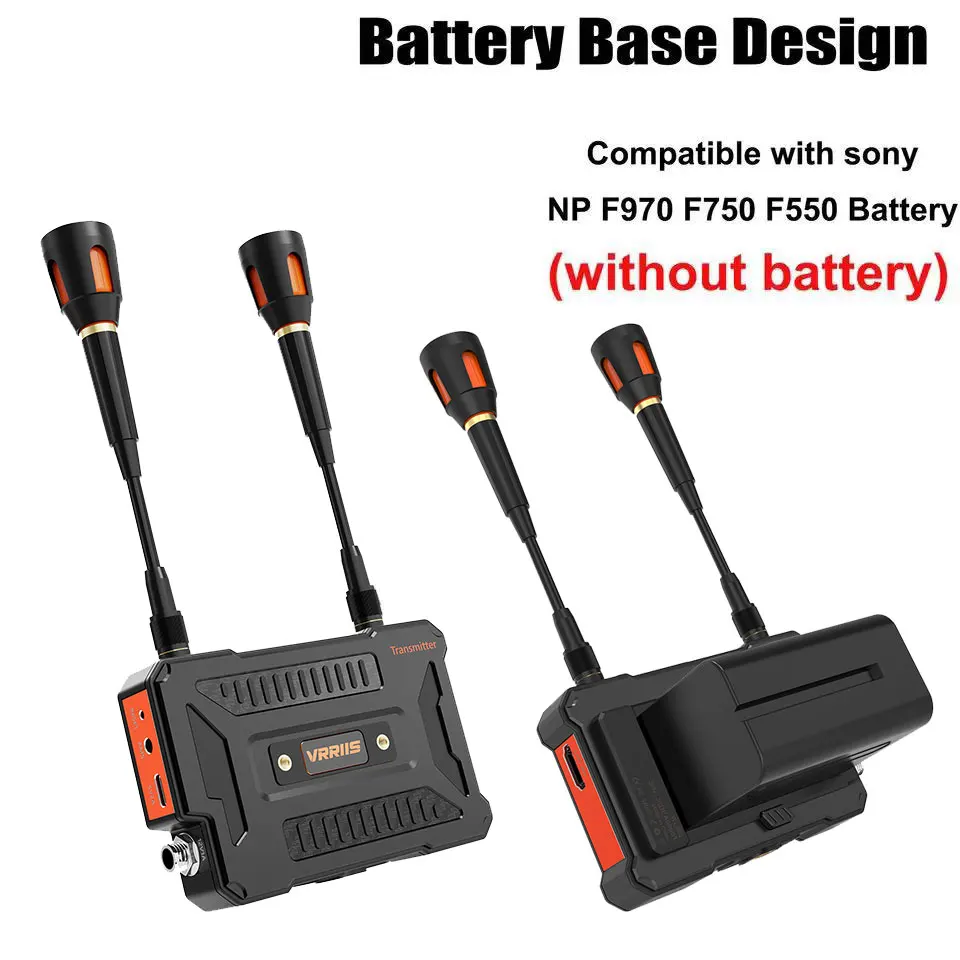 送信機および受信機キット,NP-Fバッテリー,HDMI互換エクステンダー,338m,1080p,ラップトップ,カメラ,PC