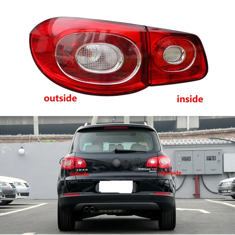 

Car Accessories For Volkswagen Tiguan 2009-2012 Tail Lamp Car Rear Bumper Tail Light Brake Stop Reverse Lamp Taillamp Assembly