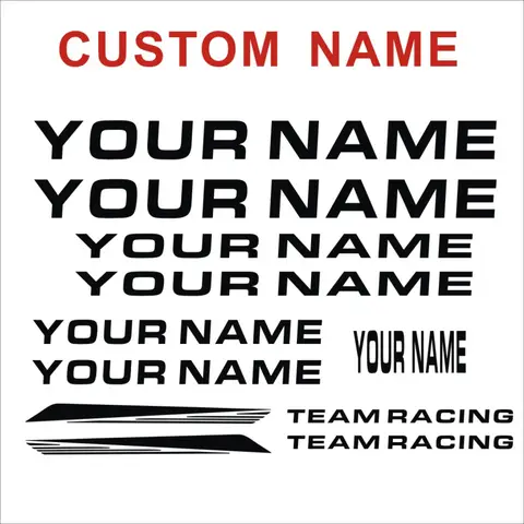 Custom Name Bike Decal Cycling Frame ID Sticker Bicycle Custom Stickers Customized Bicycle Sticker Racing Team Stickers
