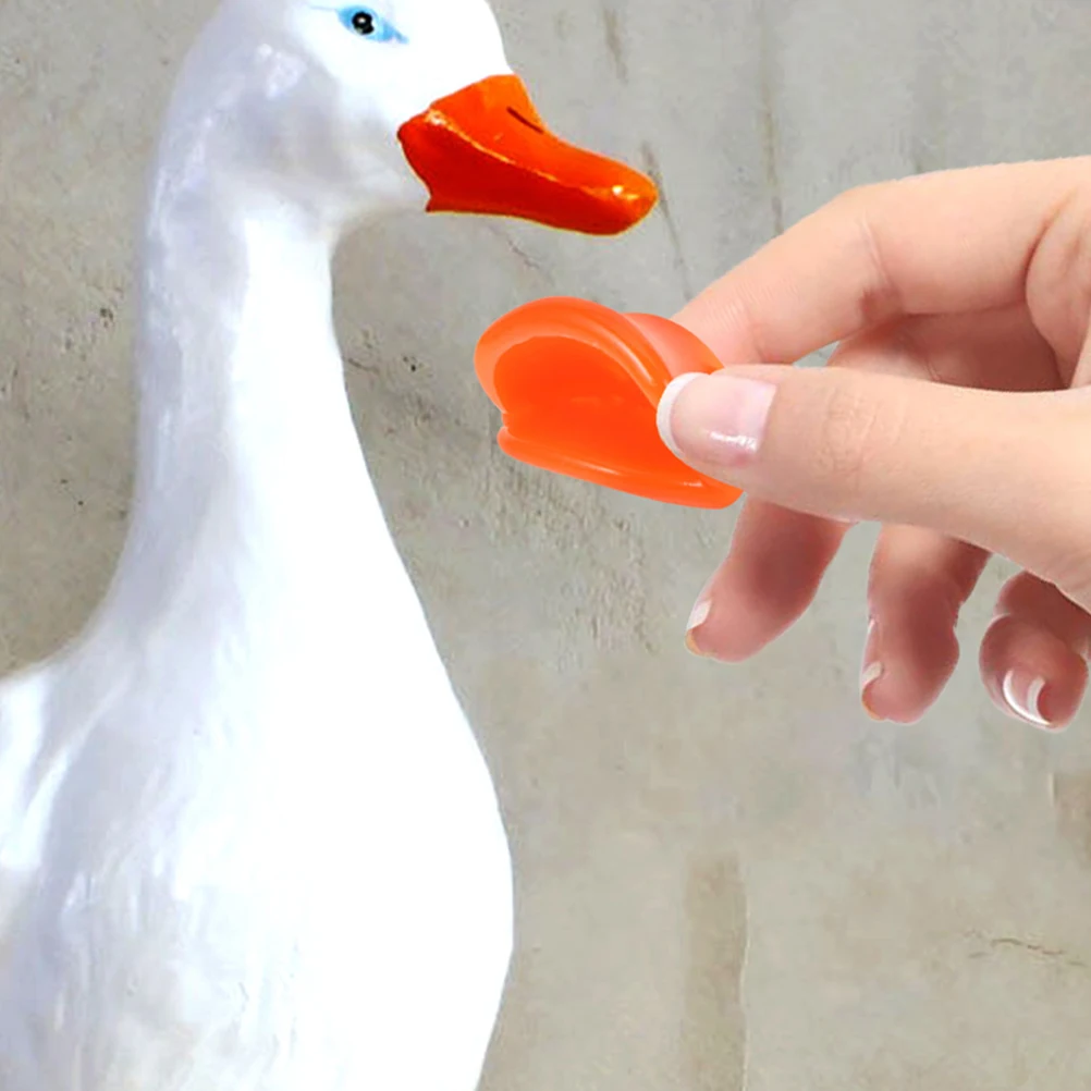 

40Pcs DIY Duck Beak Set Plastic Fake Mouth Replacement for Crafting Unique Duck Accessories Mouth DIY Toys