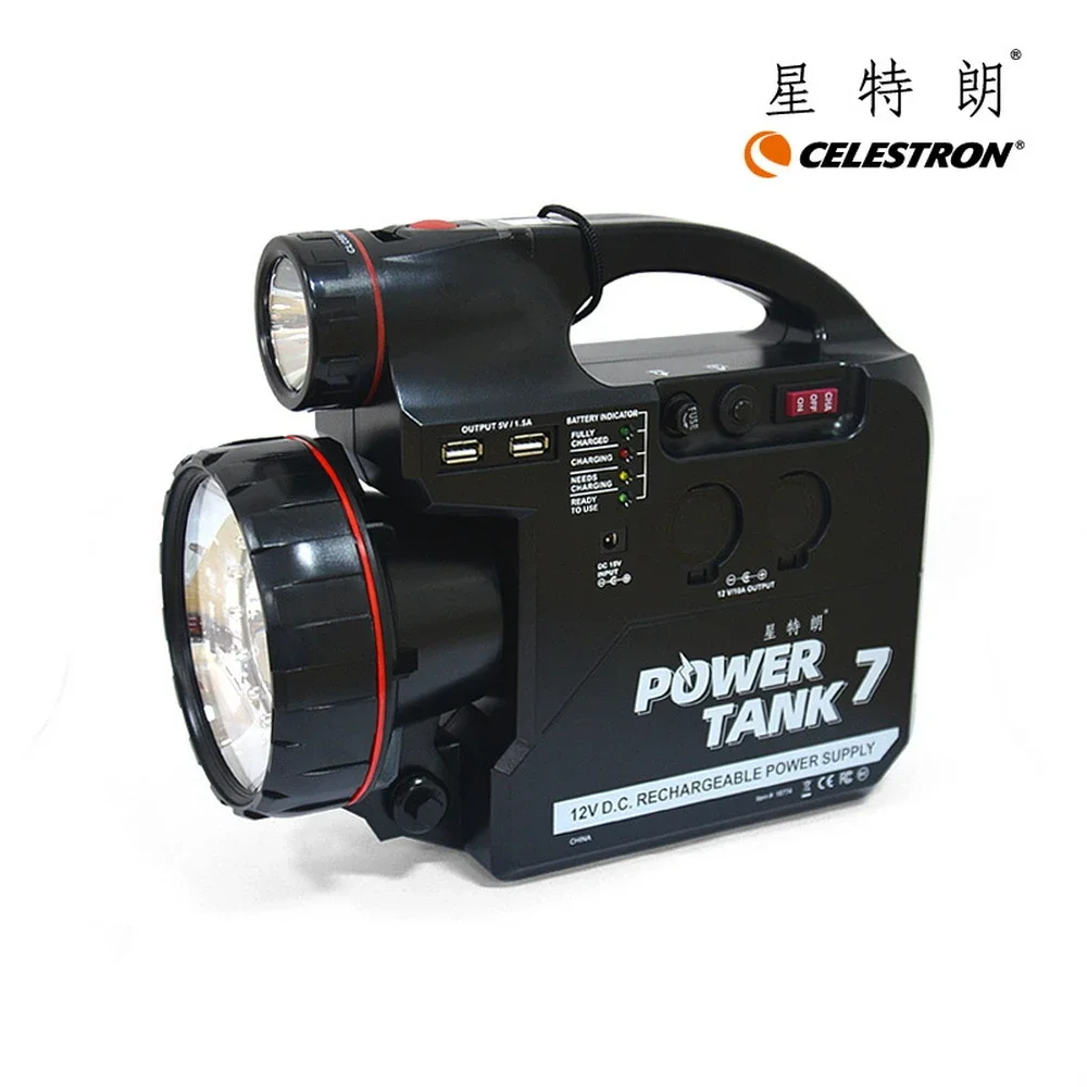 Celestron Professional Multifunctional 12V7A Rechargeable Power Supply Tank For Meade SkyWatcher Goto Astronomical Telescope