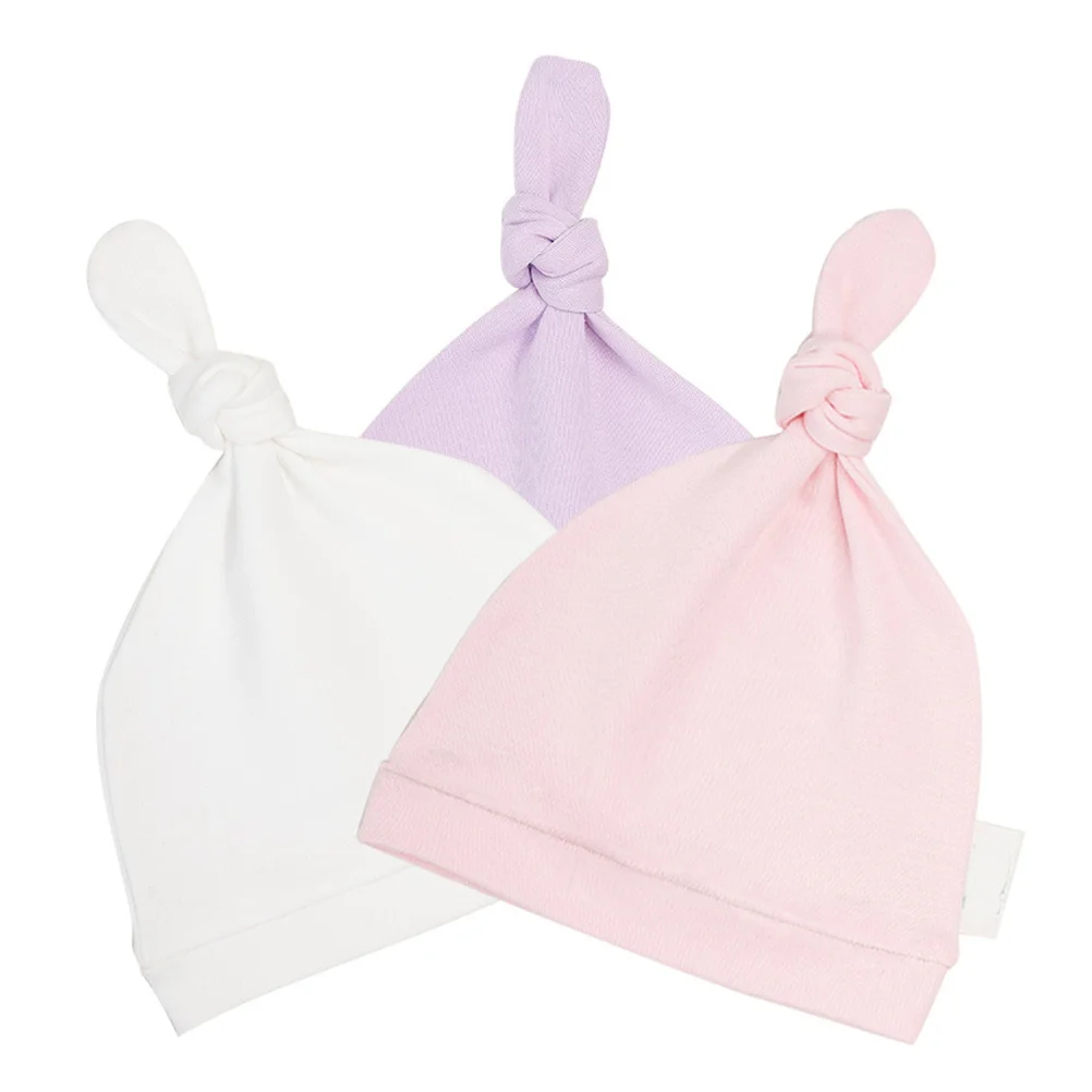 

3Pcs Cotton Hats Soft Breathable Caps Comfortable Unisex Hat Gift Hats