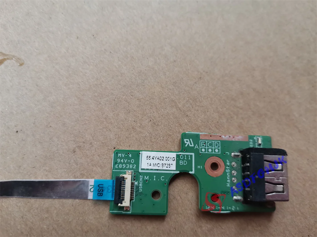 Genuine FOR Lenovo B590 Series 55.4YA02.001G Single USB Board w/ Cable  fully tested