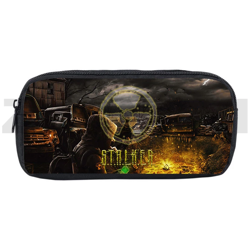 

Anime S.T.A.L.K.E.R. 2 Heart of 3D Pencil Case Shooting Stalker 2 Fashion Lipstick Bag Cartoon Kids Kindergarten Pencil Pouch