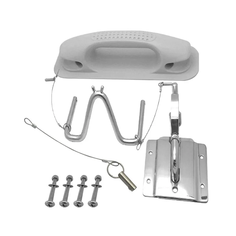 Stainless steel docking bracket combination davit set Marine yacht hardware accessories