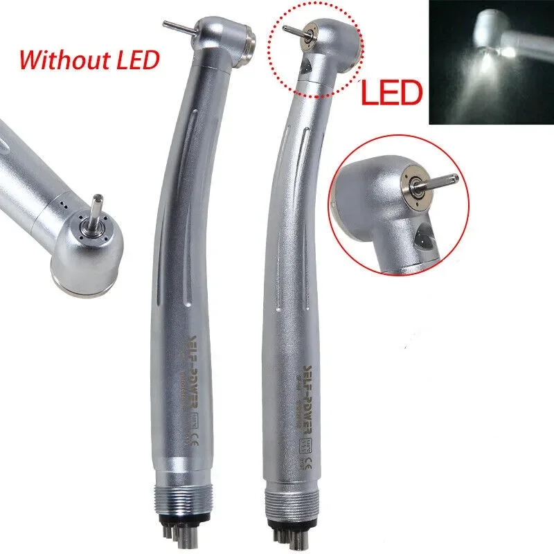 NSK Style Dental (Fiber Optic LED E-generator) High Speed Handpiece 2/4 Holes