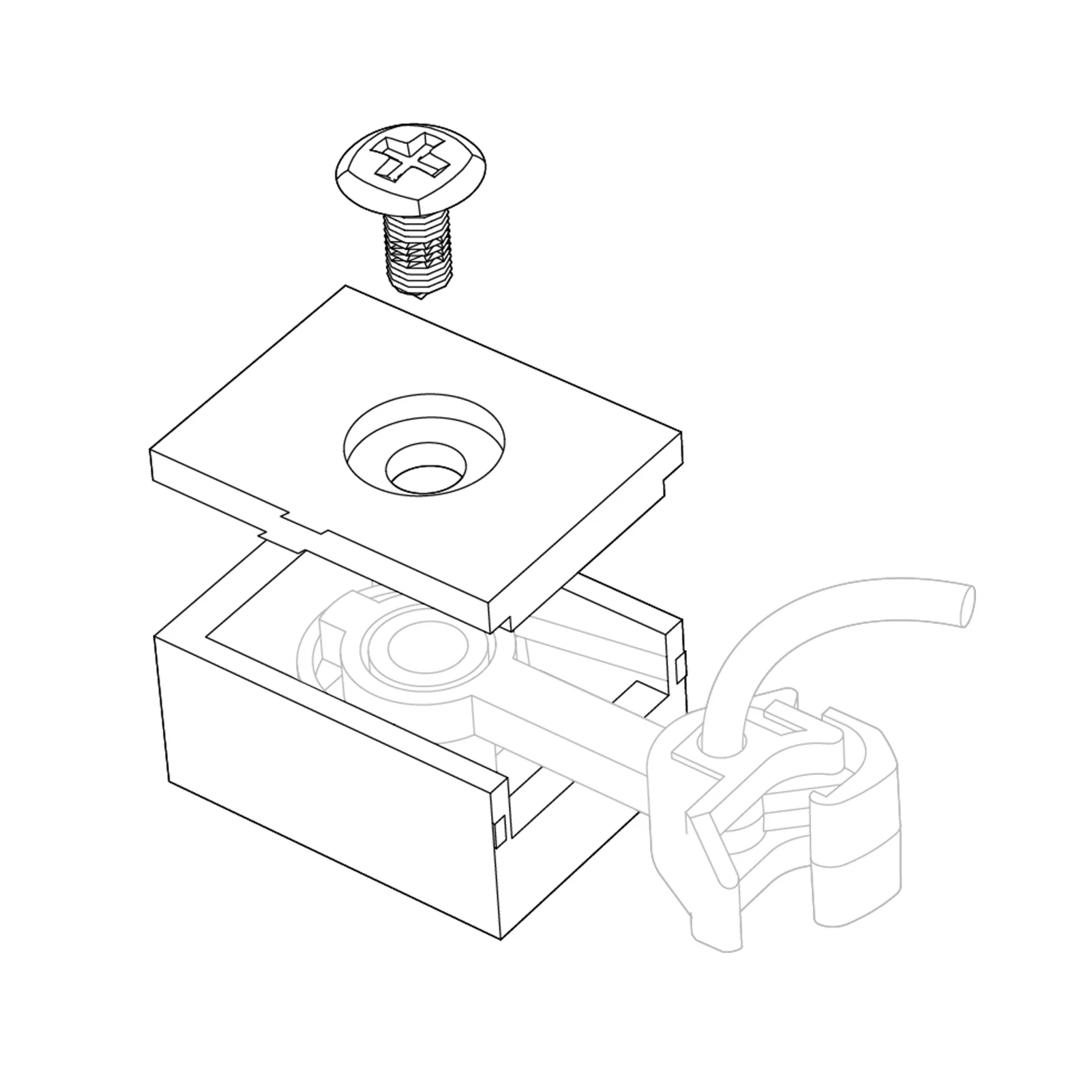 Evemodel 12pcs HO Scale 1:87 17mm E-Z Mate Magnetic Knuckle Couplers with Box Lid Pocket Cover with Screws HP0887M