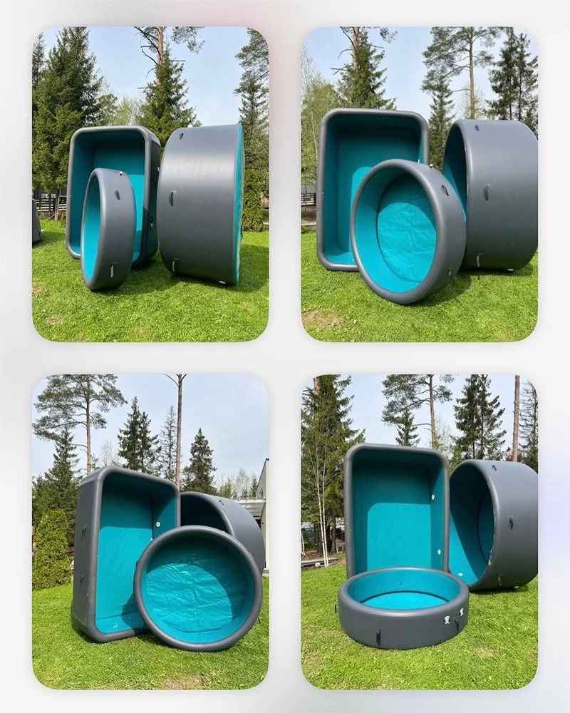 For Manufacture Portable Swimming Pool  Durable Drop Stitch Material Giant Inflatable Pool Bar  for Kids Adults m