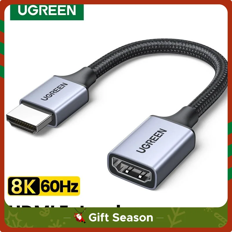 UGREEN HDMI-Compatible Extender 8K/60Hz Extension Cable For MacBook Pro 2021 PS5 Xbox Series X TV HD Cable Ultra High Speed Cord