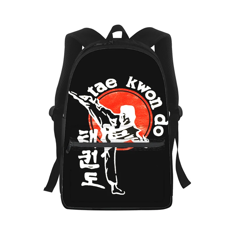 

Kungfu Taekwondo Men Women Backpack 3D Print Fashion Student School Bag Laptop Backpack Kids Travel Shoulder Bag