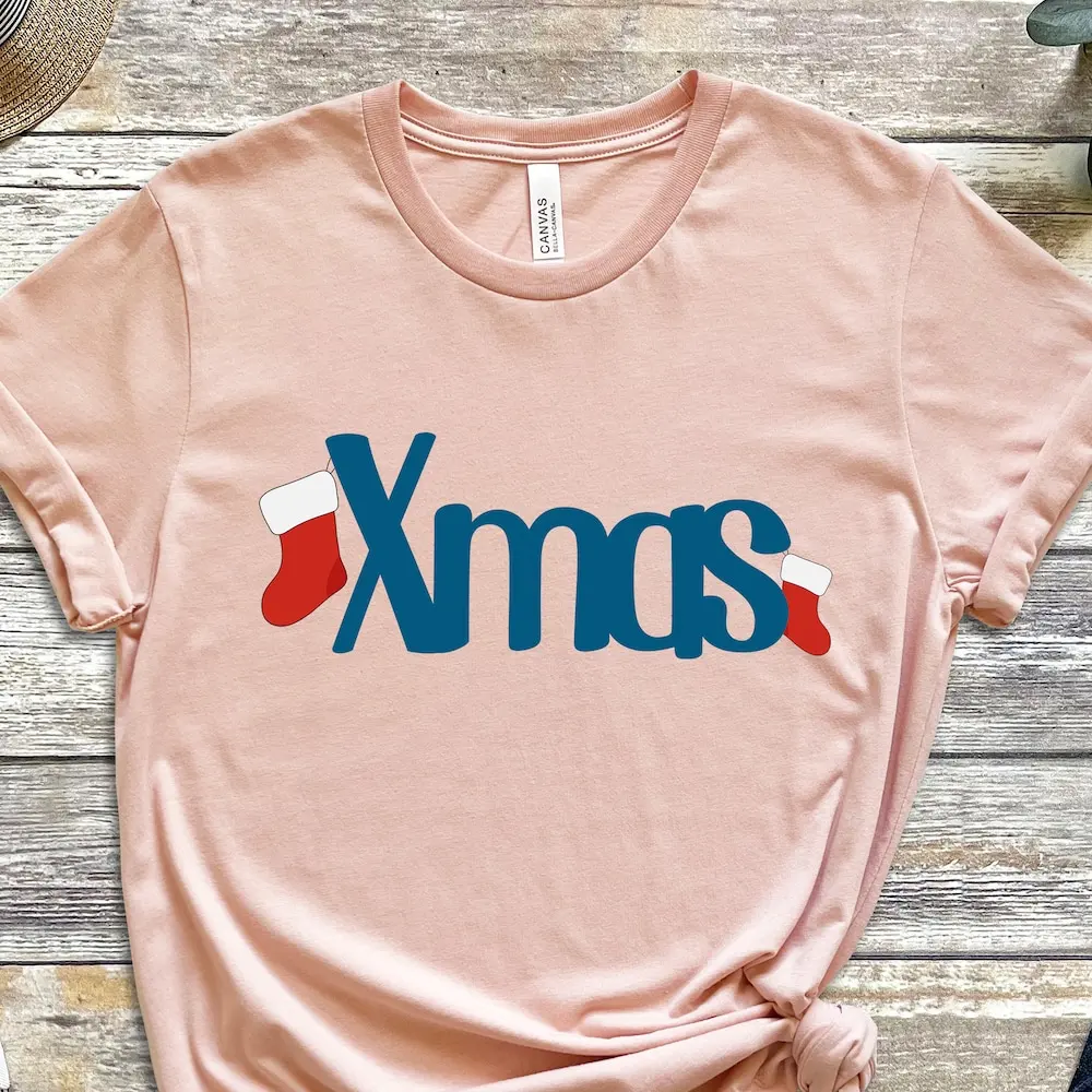 Xmas T Shirt Apparel Kids Christmas Ideas Cute Holiday Vibes Socks