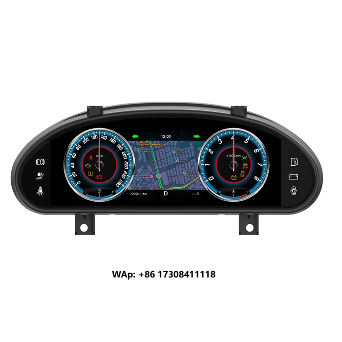 

LCD Dashboard Speed Meter for GC Granturismo GT 2007-2020 Digital Cluster Car Radio AC Panel Virtual Instrument CockPit