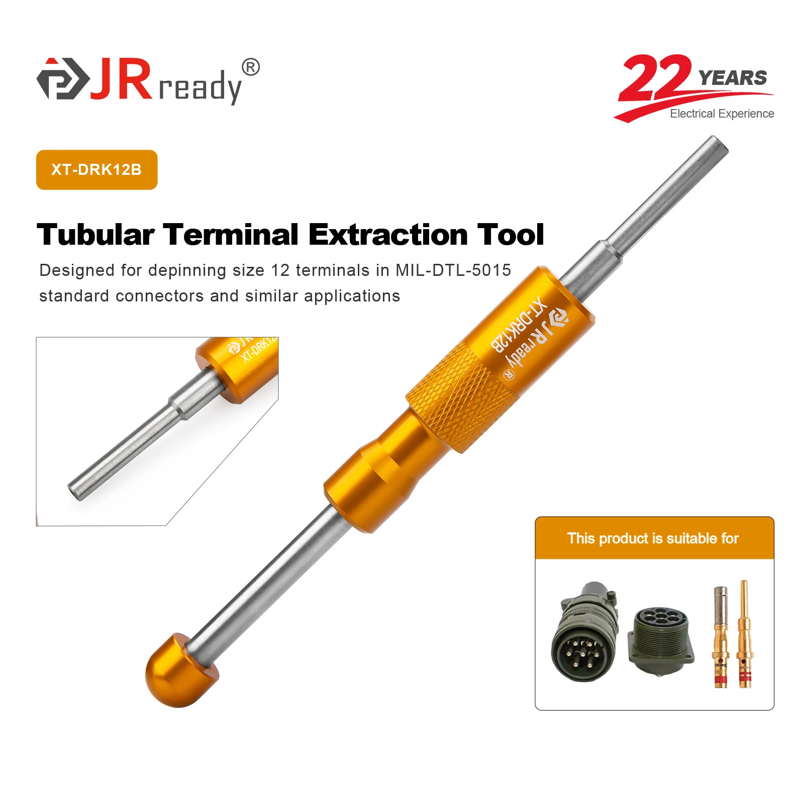 

Инструмент для извлечения трубчатых клемм JRready XT-DRK12B ​