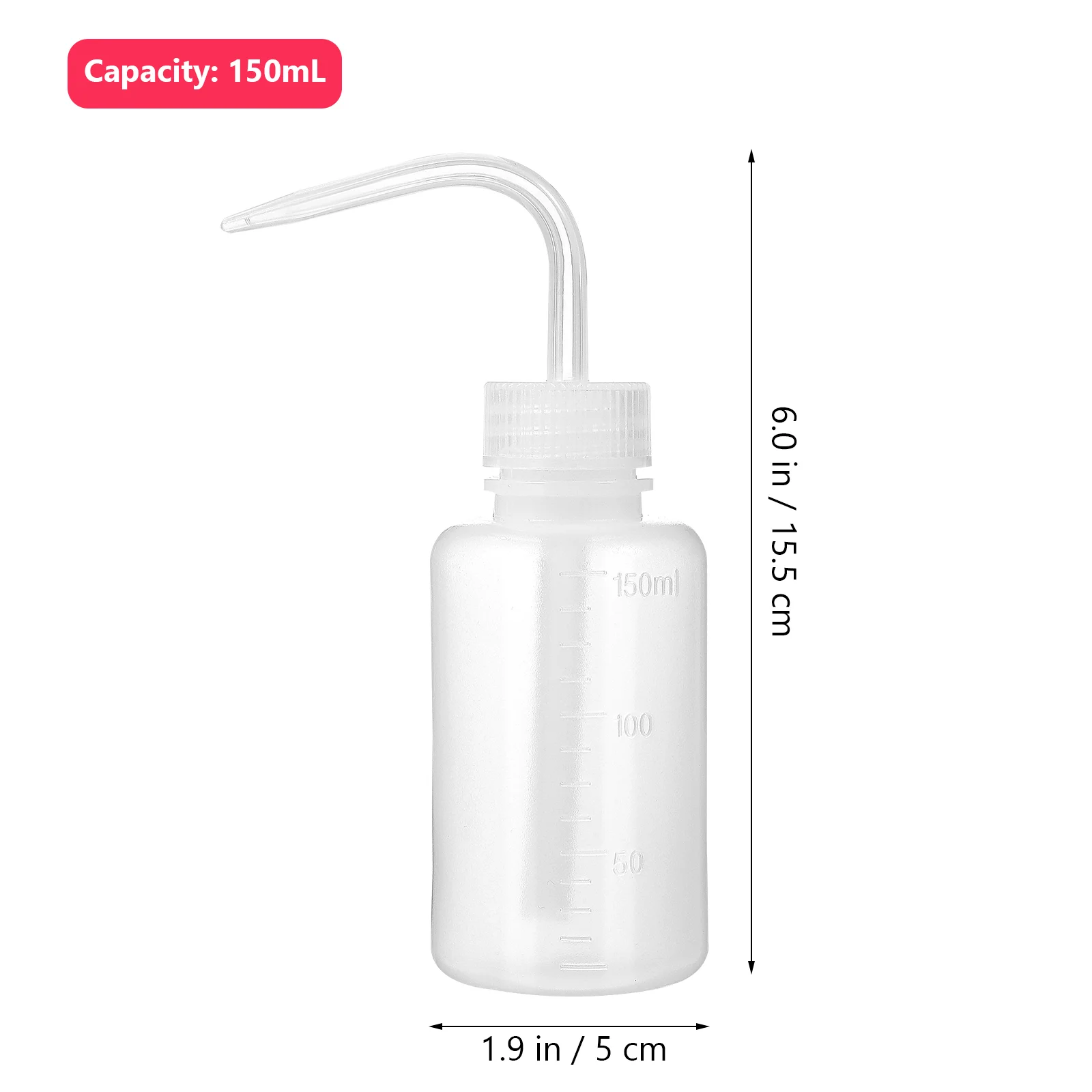 Wash Liquids 3Pcs 150Ml Plastic Safety Lab Squeeze Bottle Ldpe Narrow Mouth Scale Labels