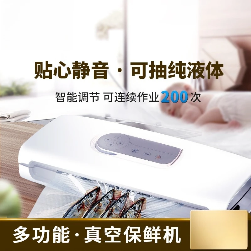 DZ-300 wet and dry vacuum packaging machine, zongzi fresh-keeping packaging machine, household vacuum sealing machine