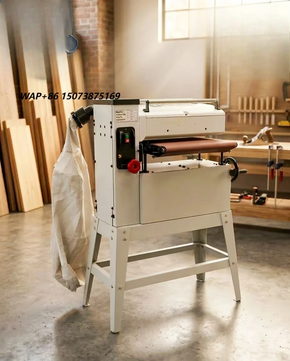 Industrial 18-inch Woodworking Drum Sander Machine | [CE Certified] Heavy Duty Electric Wood Sanding Equipment