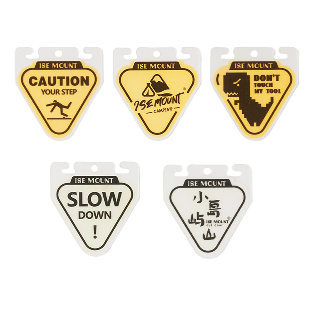 Outdoor Camp Tent String Rope Warning Lights Water Resistant Wind Rope Warning Light Riding Safety Signal Light