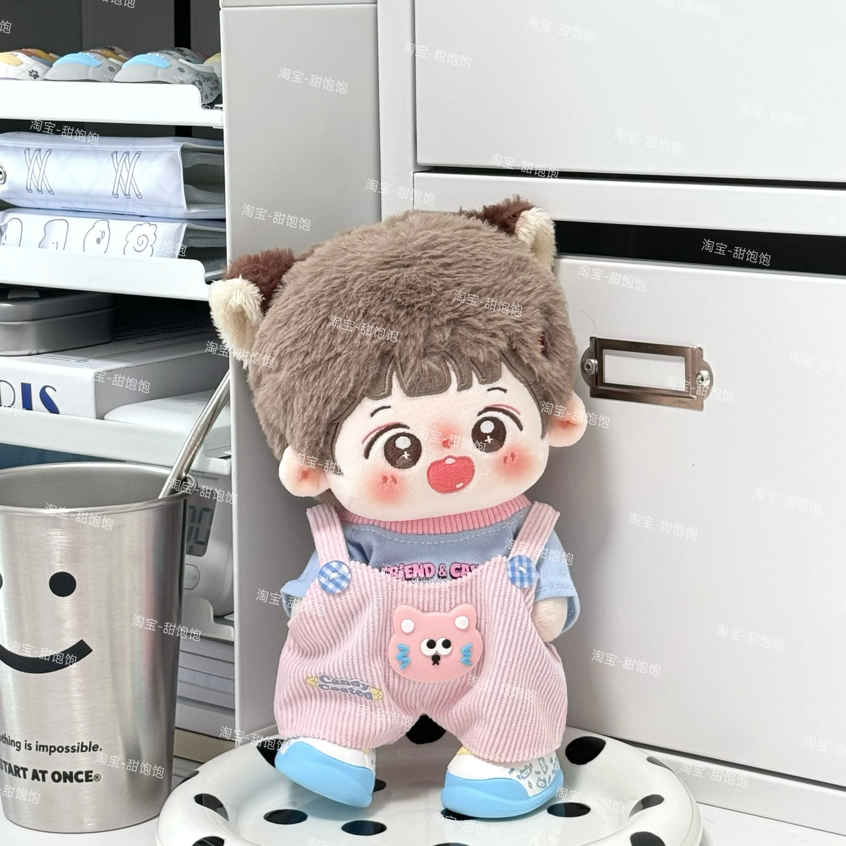 20cm Cotton Doll Clothes With No Attributes, Hat, Doll Set, Dress Up Change Clothes Only Clothes No Doll