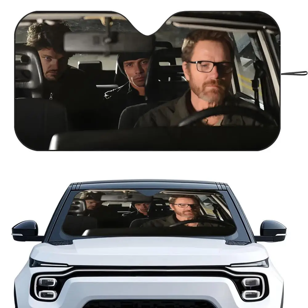 

Walter and Jesse Sun Visor Reusable Aluminum Foil UV Protector Heat Five-Layer Insulation Windshield Sunshades