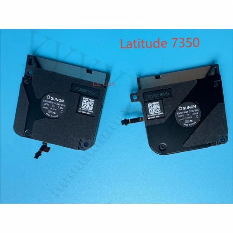 

Q + новый для охлаждающего вентилятора процессора Dell Latitude 7350, съемный 2-в-1, левый + правый, 5 В постоянного тока