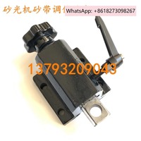Sanding machine, metal deburring machine, sand belt correction seat, sand belt grinding machine, swing adjustment assembly