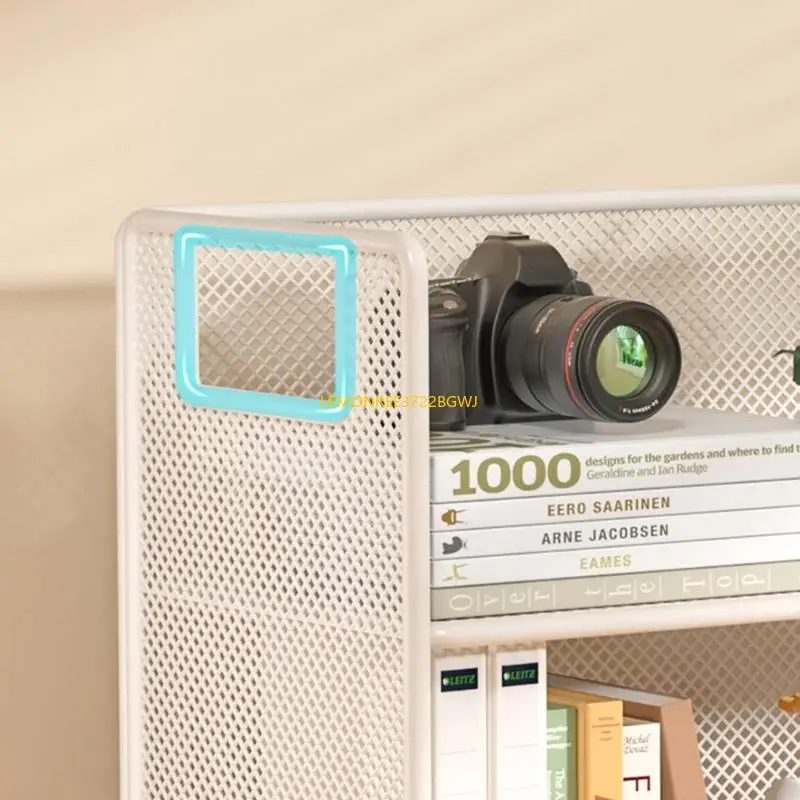 C90C Metal Mesh File Organizers Desktop Storage Organizers Multipurpose Display Rack