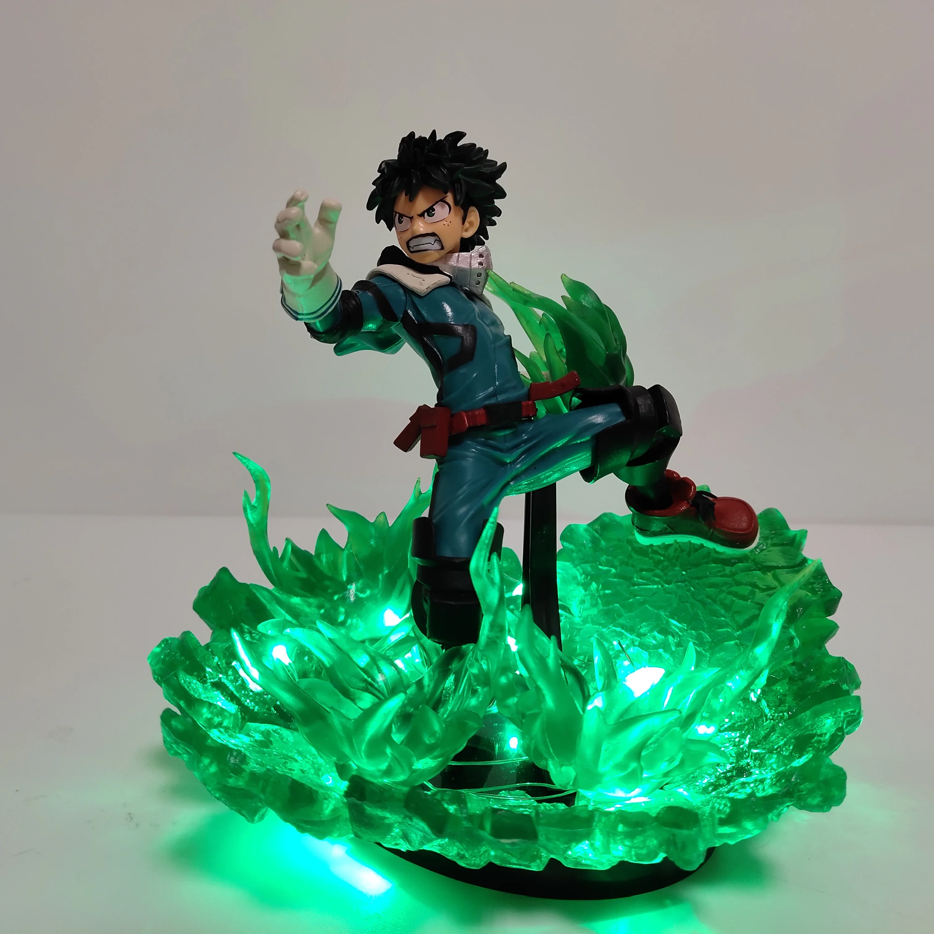 Mijn Hero Academia Anime Midoriya Izuku & Bakugou Katsuki Lamp Led Lamp Actiefiguren Model Beeldje Figuur & Base & Lamp DIY