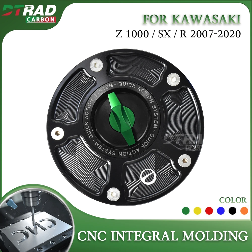 For KAWASAKI Z1000 SX Z1000R 2007-2020 Z1000 Fuel Tank Cap CNC Aluminum Alloy Conversion Gas Tank Cap Motorcycle Accessories