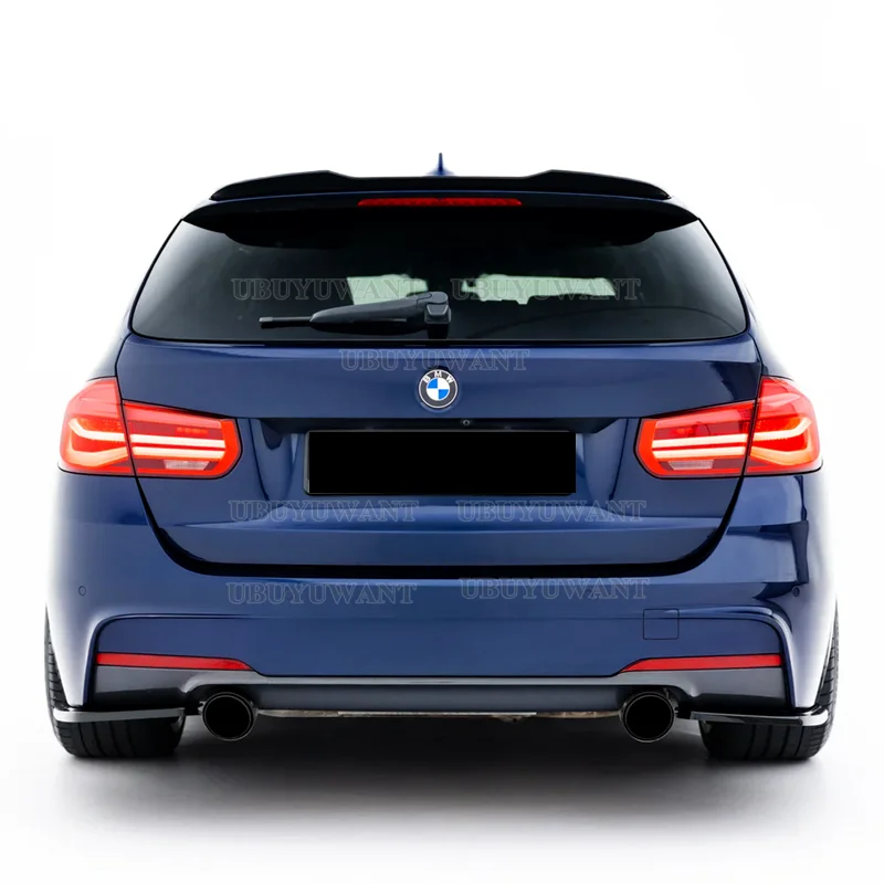 Heckspoiler-Verlängerung für BMW 3 F31 M-PACK FACELIFT 3er Touring 2012-2018 ABS-Kunststoff Auto-Heckflügel
