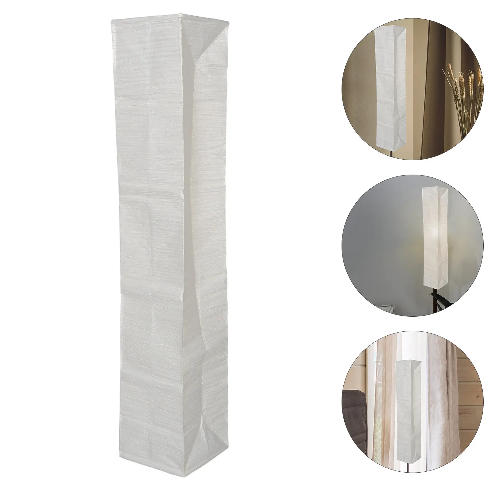 

Японский складной бумажный абажур для напольной лампы, легкий, современный, минималистичный, для гостиной, спальни, офиса, декоративный