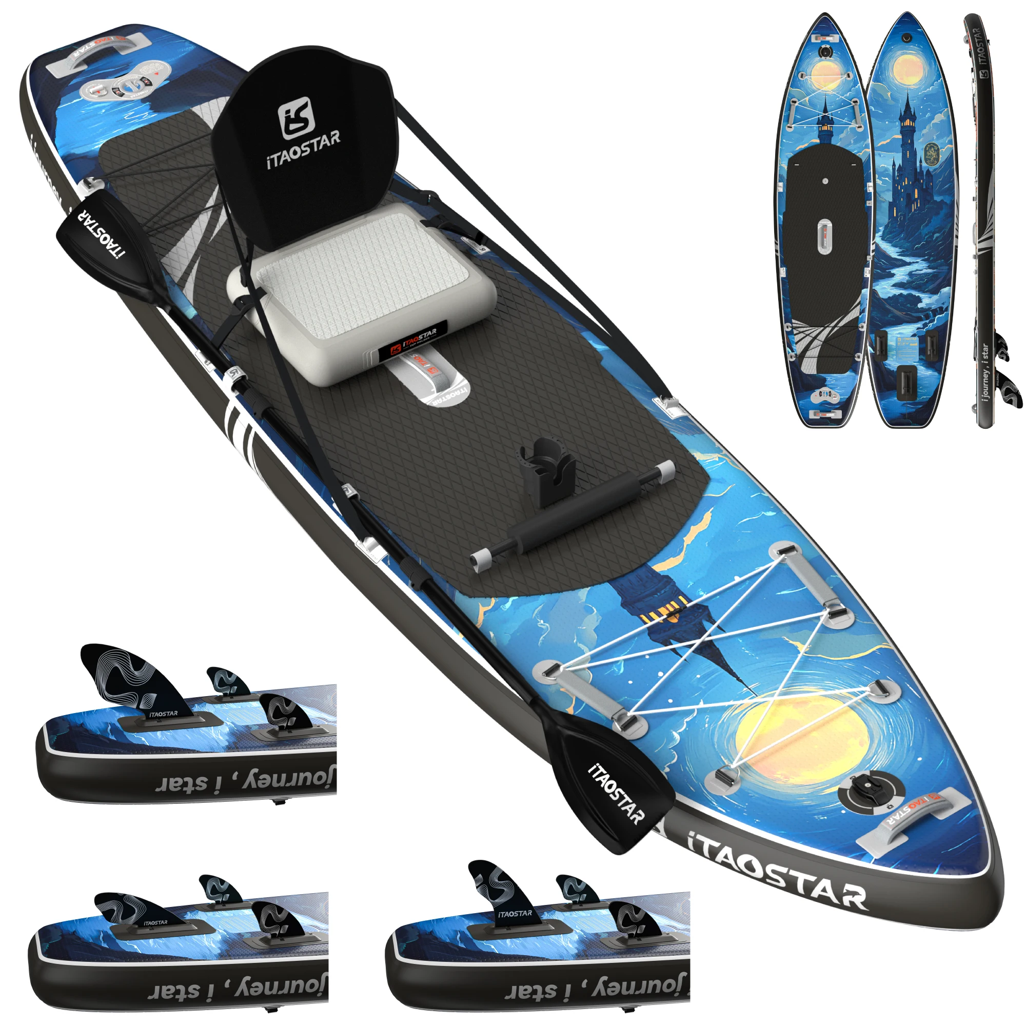 

iTAOSTAR Novelty N01J 11'6"x35"x6" Wholesale New Design China Paddle Stand-up Paddle Board Kayak Single Paddler Includes Paddle