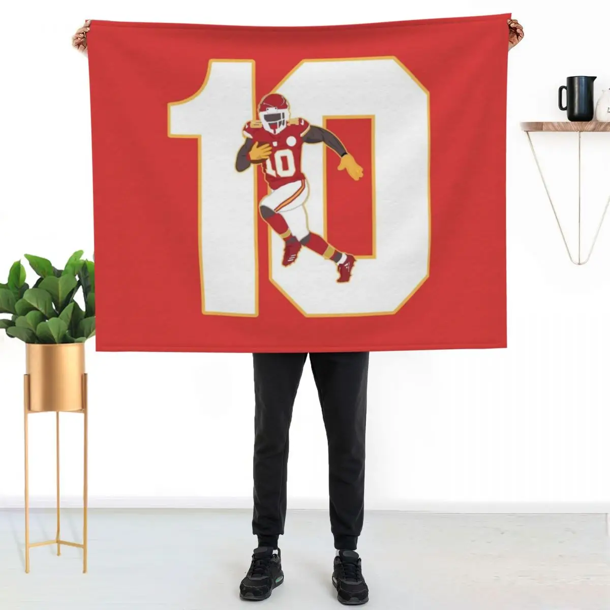 Tyreek Hill Throw Blanket Thermal Cute Polar Hairys Blankets For Baby funny gift Blankets