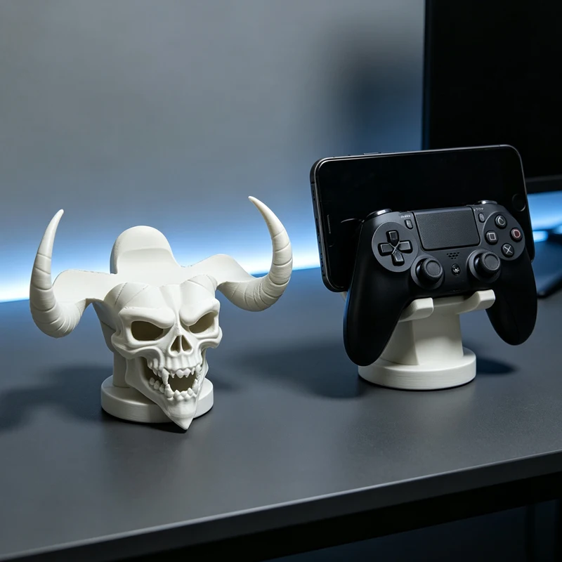 1PC New Universal Game Controller Stand Compatible for PS4/PS5/ Theme Cool Desktop Display Gaming Accessories description 7